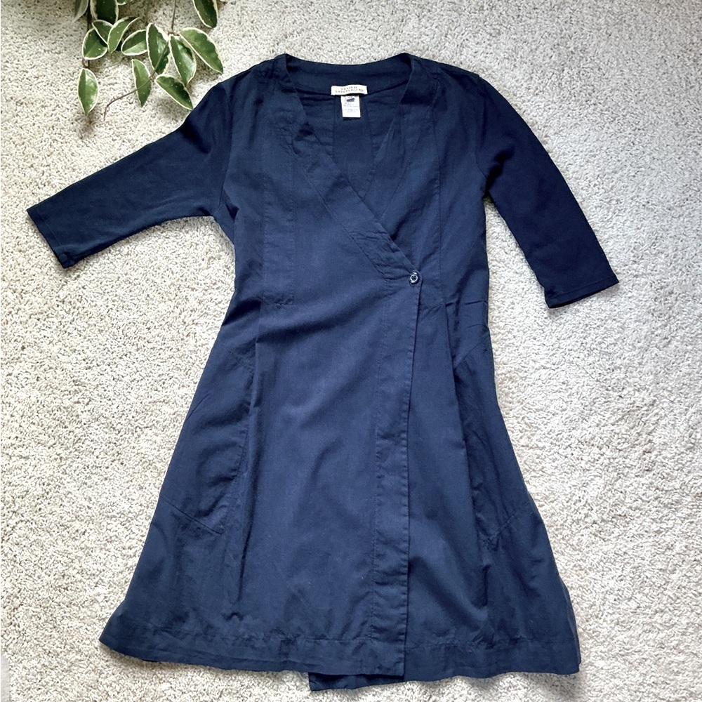 Prairie Underground Navy Wrap Dress